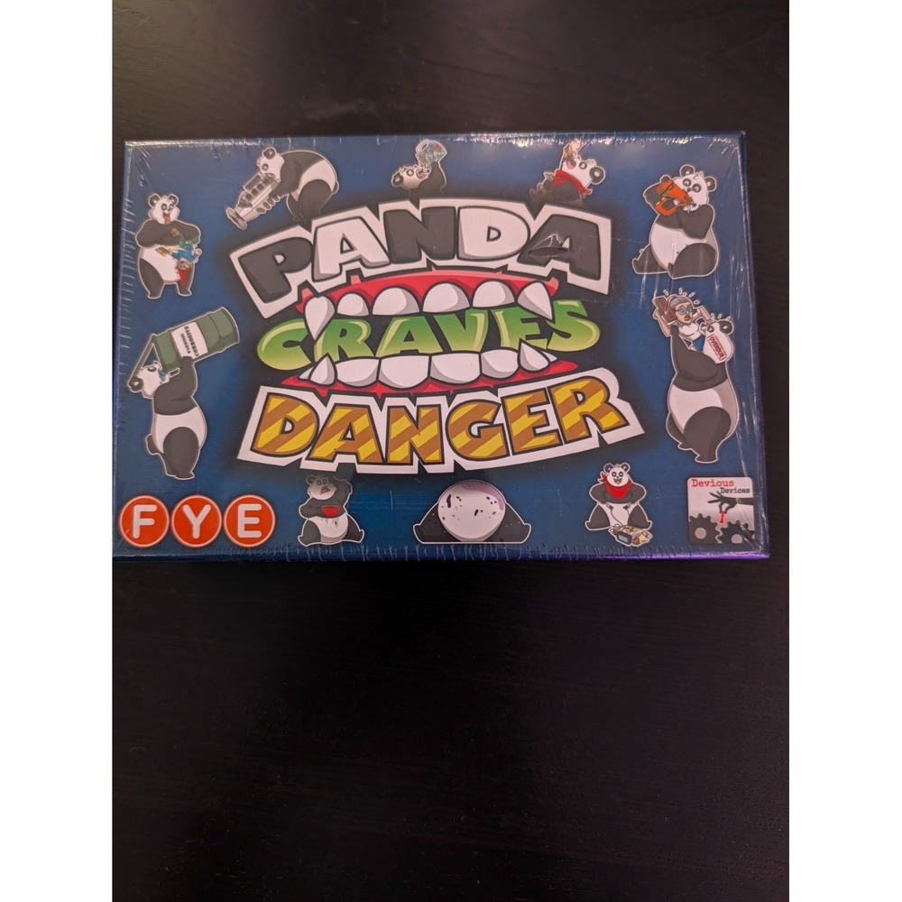 Panda Craves Danger Card Board Game Devious Devices FYE Sealed 0855805007187